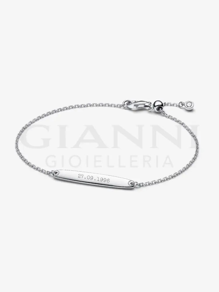 Bracciale Pandora - Barra da incidere in Argento Bracciali