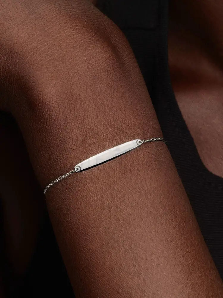 Bracciale Pandora - Barra da incidere in Argento Bracciali