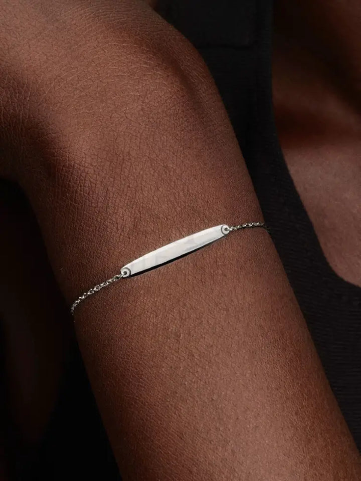 Bracciale Pandora - Barra da incidere in Argento Bracciali