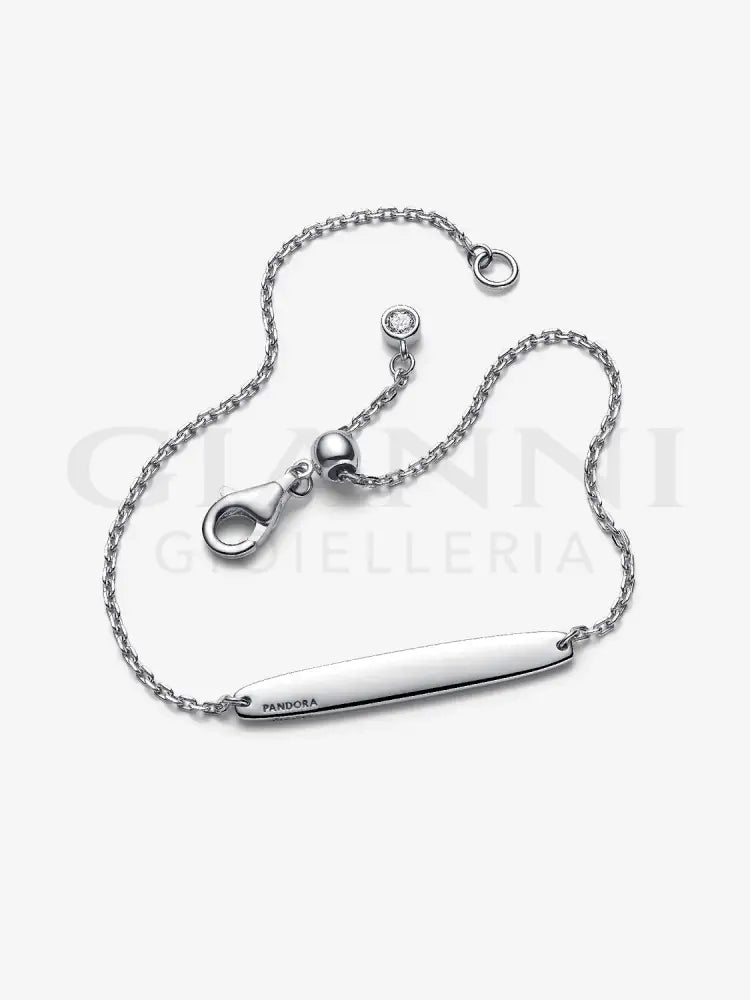 Bracciale Pandora - Barra da incidere in Argento Bracciali