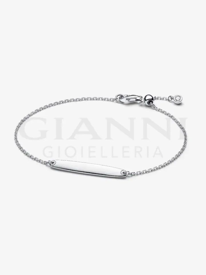 Bracciale Pandora - Barra da incidere in Argento Bracciali