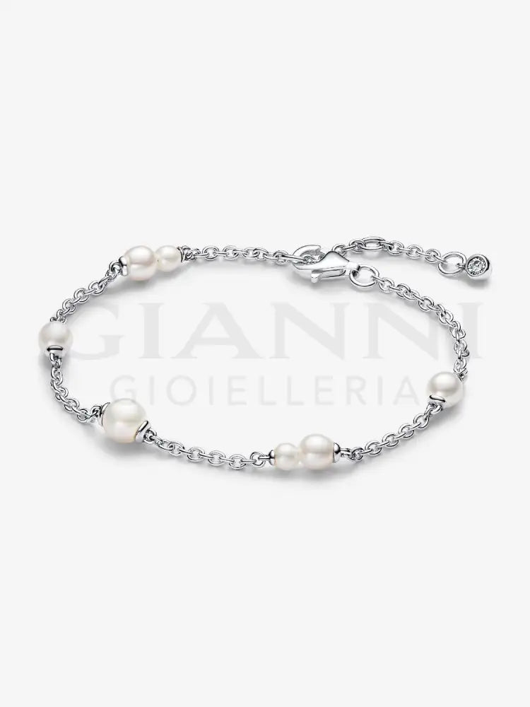 Bracciale Pandora - Catena Con Perle d’Acqua Dolce Coltivate Bracciali