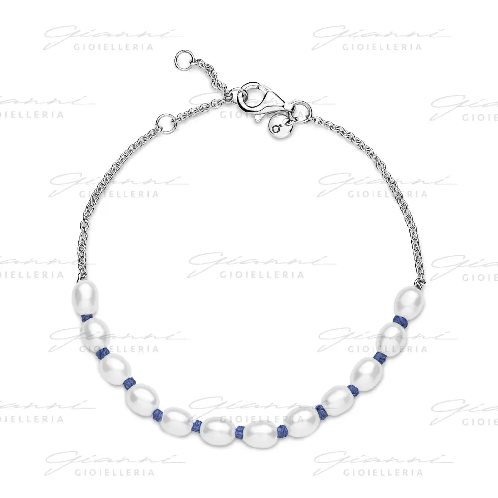 Bracciale Pandora - Con Perle Coltivate d’Acqua Dolce Rifinito a mano Bracciali