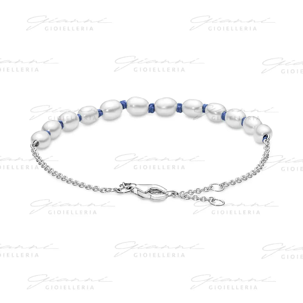 Bracciale Pandora - Con Perle Coltivate d’Acqua Dolce Rifinito a mano Bracciali