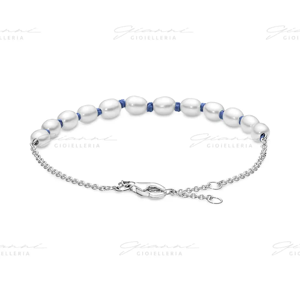 Bracciale Pandora - Con Perle Coltivate d’Acqua Dolce Rifinito a mano Bracciali