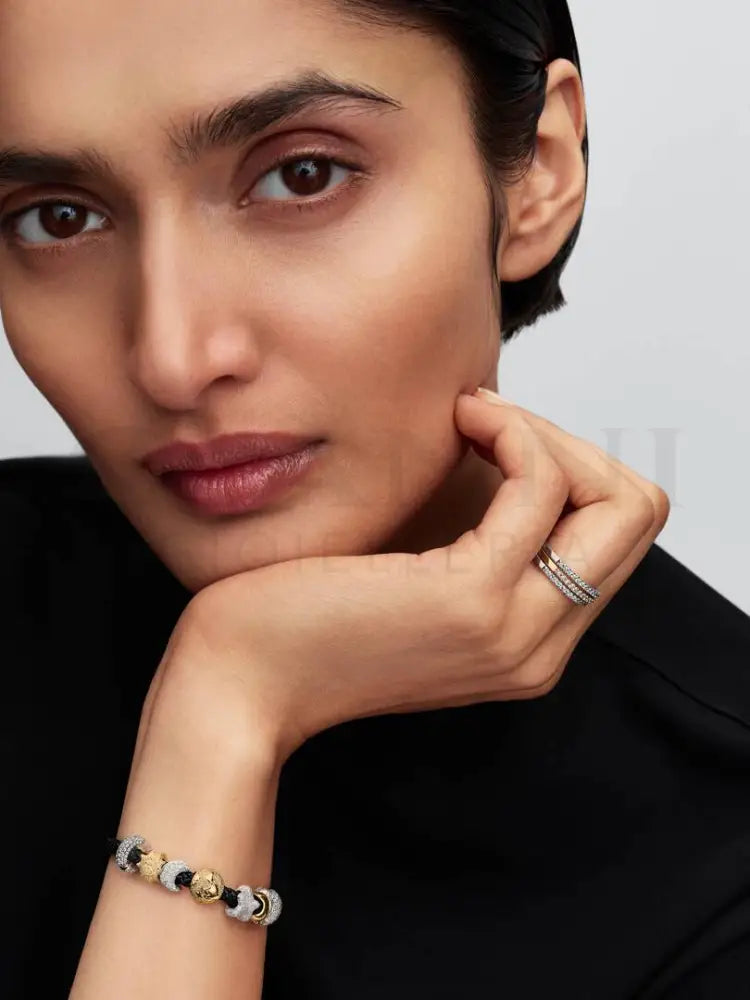 Bracciale Pandora - Corda Nera con Chiusura a Barile Bracciali