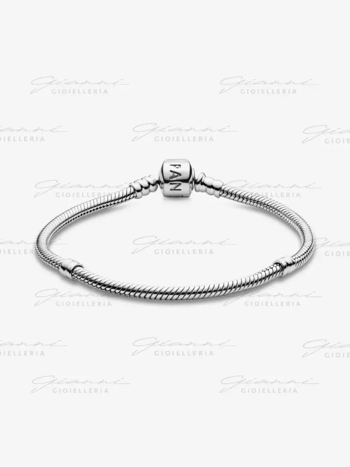 Bracciale Pandora - Moments con Chiusura a Barile in Argento Bracciali