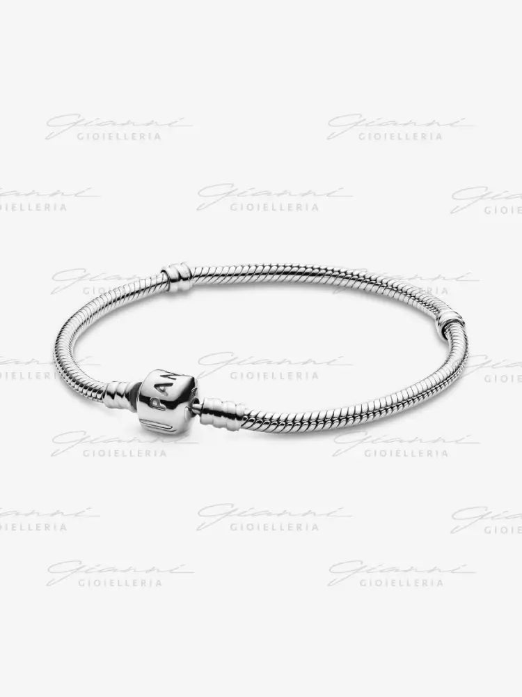 Bracciale Pandora - Moments con Chiusura a Barile in Argento Bracciali