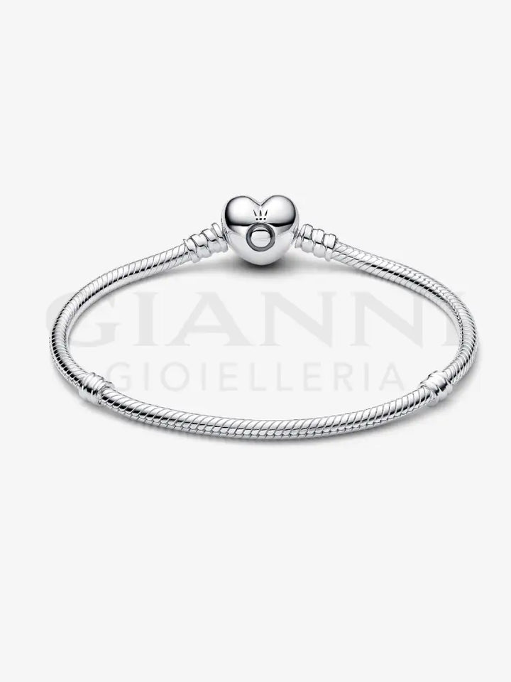 Bracciale Pandora - Moments con Chiusura a Cuore in Argento Bracciali