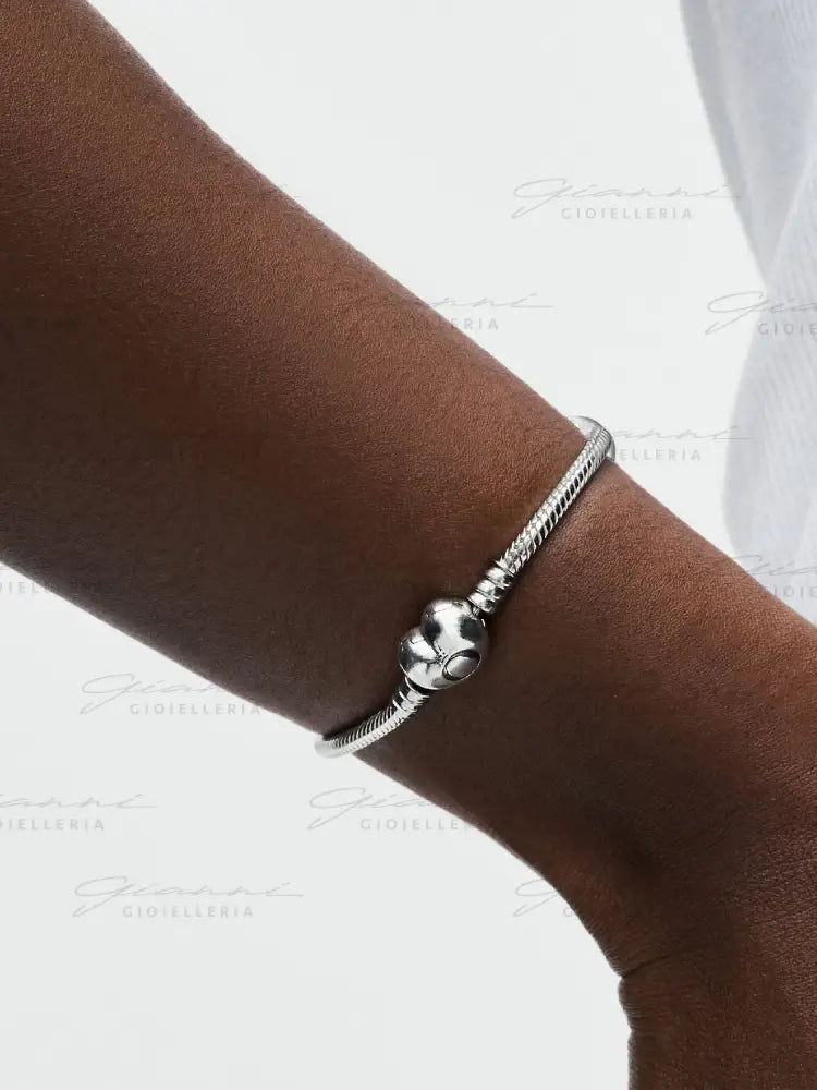 Bracciale Pandora - Moments con Chiusura a Cuore in Argento Bracciali