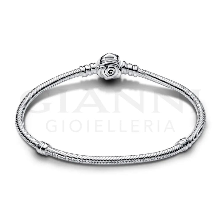 Bracciale Pandora - Moments con Chiusura a Rosa Bracciali