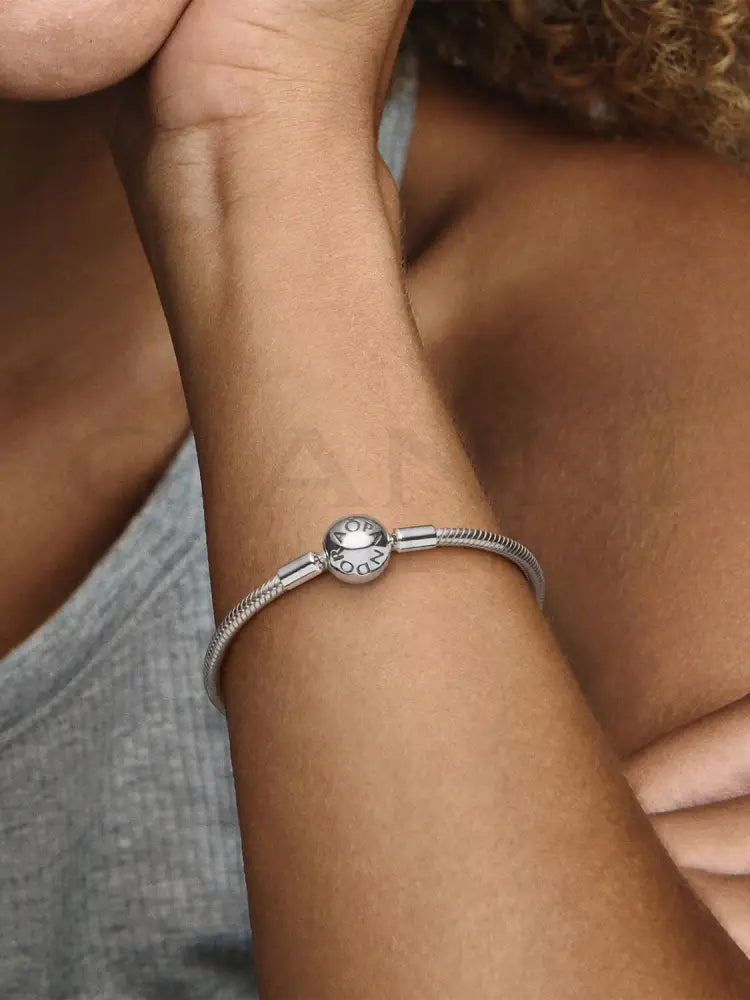 Bracciale Pandora - Moments con Chiusura a Sfera in Argento Bracciali