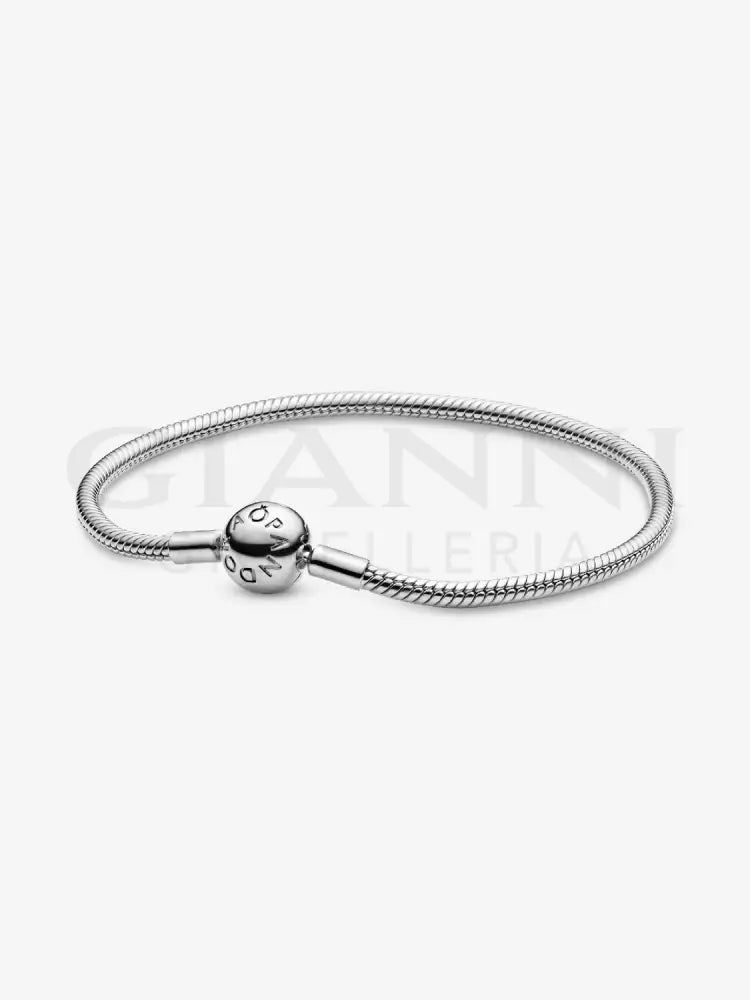 Bracciale Pandora - Moments con Chiusura a Sfera in Argento Bracciali