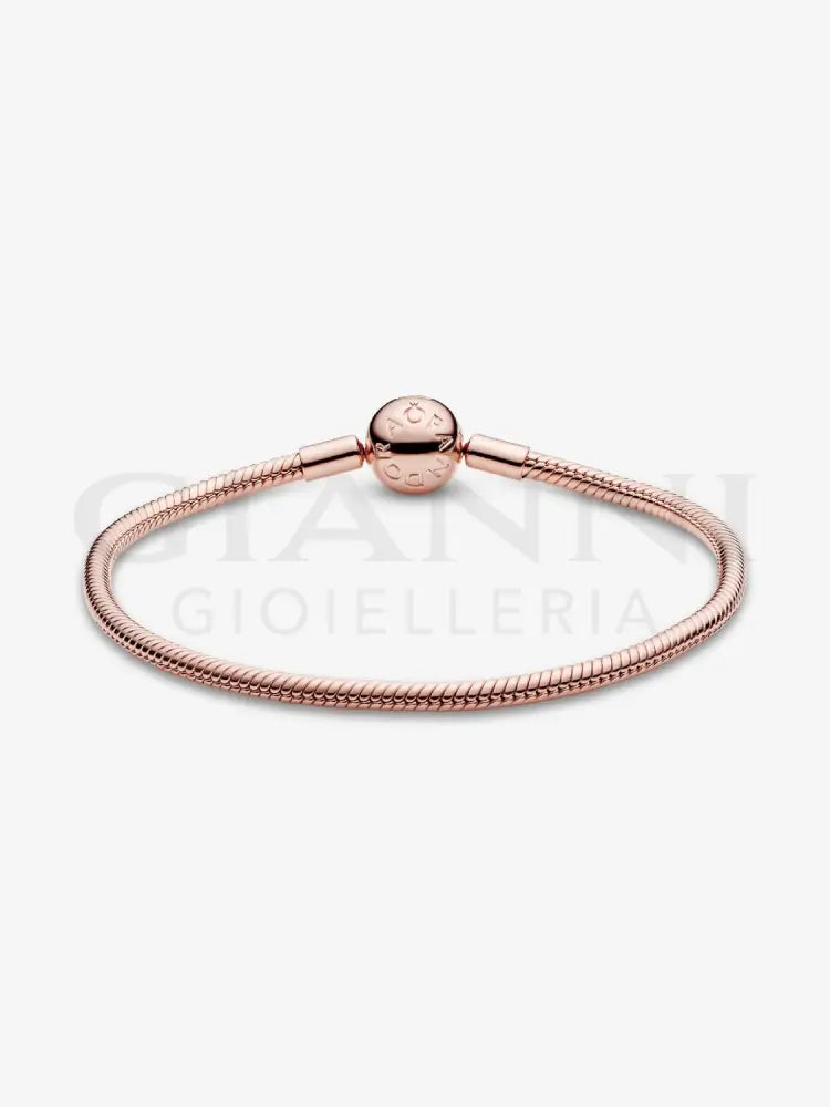 Bracciale Pandora - Moments con Chiusura a Sfera con Placcatura in Oro Rosa Bracciali