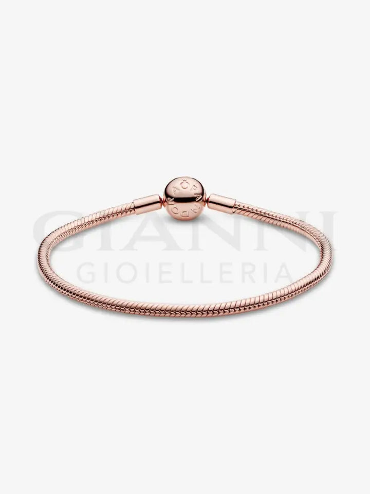 Bracciale Pandora - Moments con Chiusura a Sfera con Placcatura in Oro Rosa Bracciali