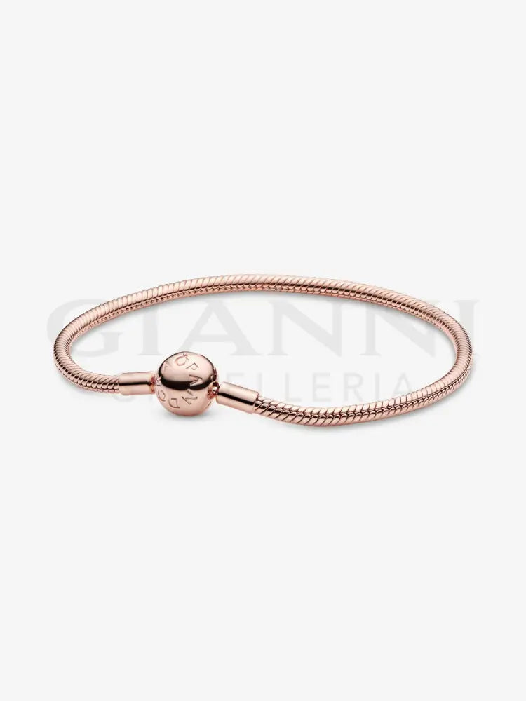 Bracciale Pandora - Moments con Chiusura a Sfera con Placcatura in Oro Rosa Bracciali