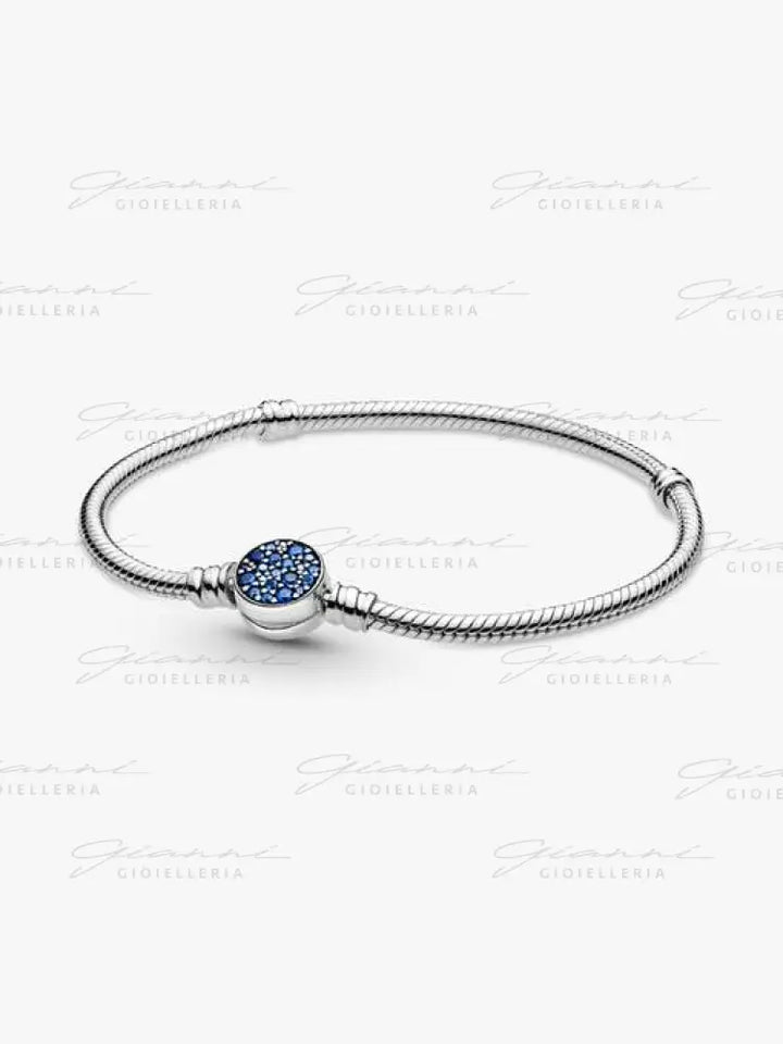 Bracciale Pandora - Moments con Chiusura Pietre Blu Bracciali