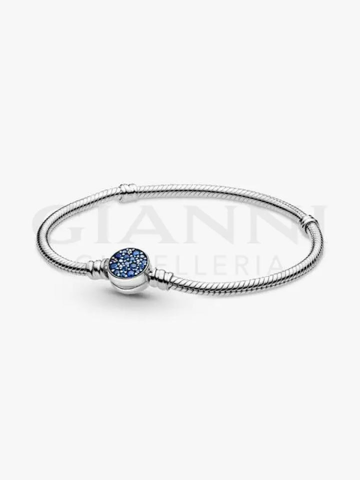 Bracciale Pandora - Moments con Chiusura Pietre Blu Bracciali