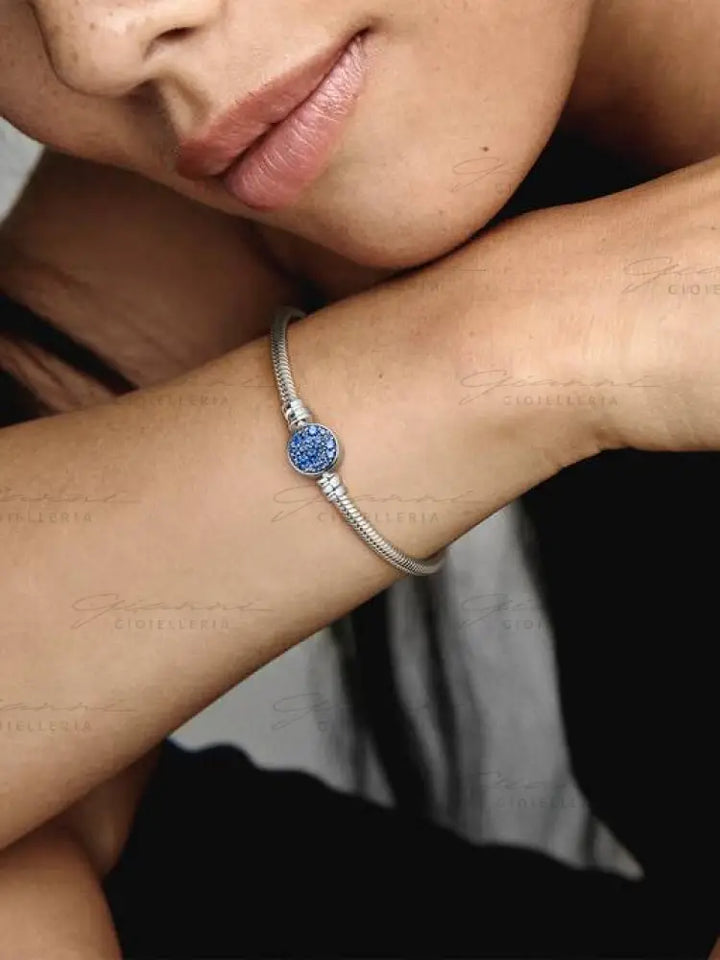 Bracciale Pandora - Moments con Chiusura Pietre Blu Bracciali