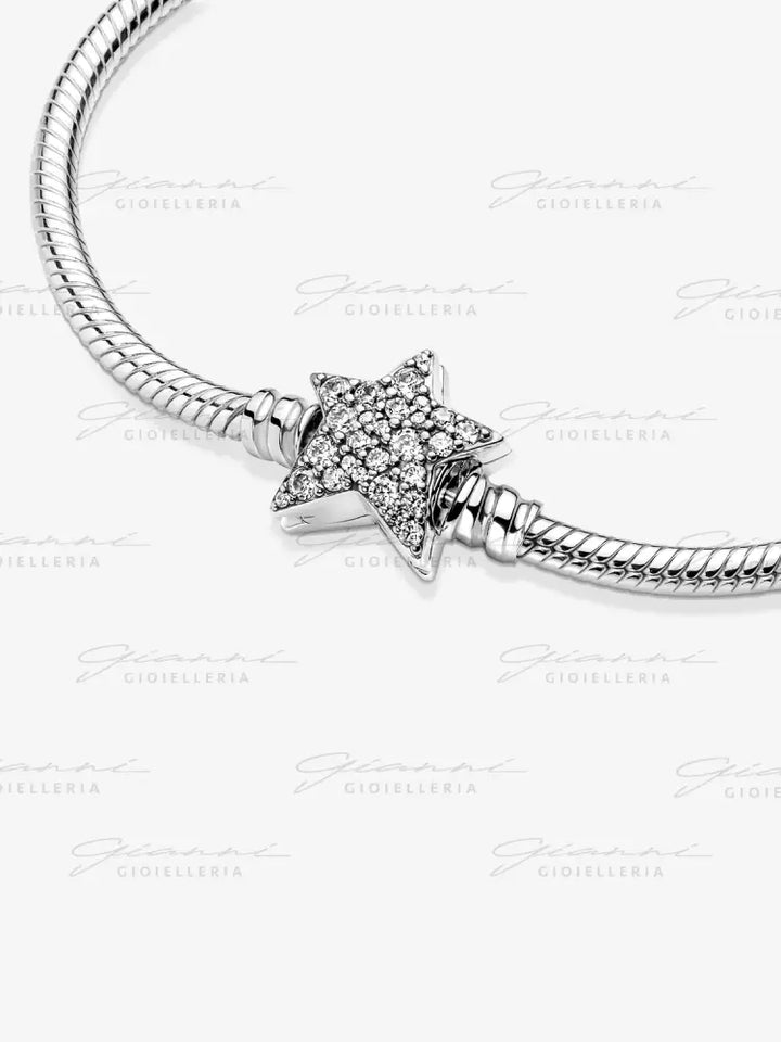 Bracciale Pandora - Moments con Chiusura Stella Luminosa Bracciali