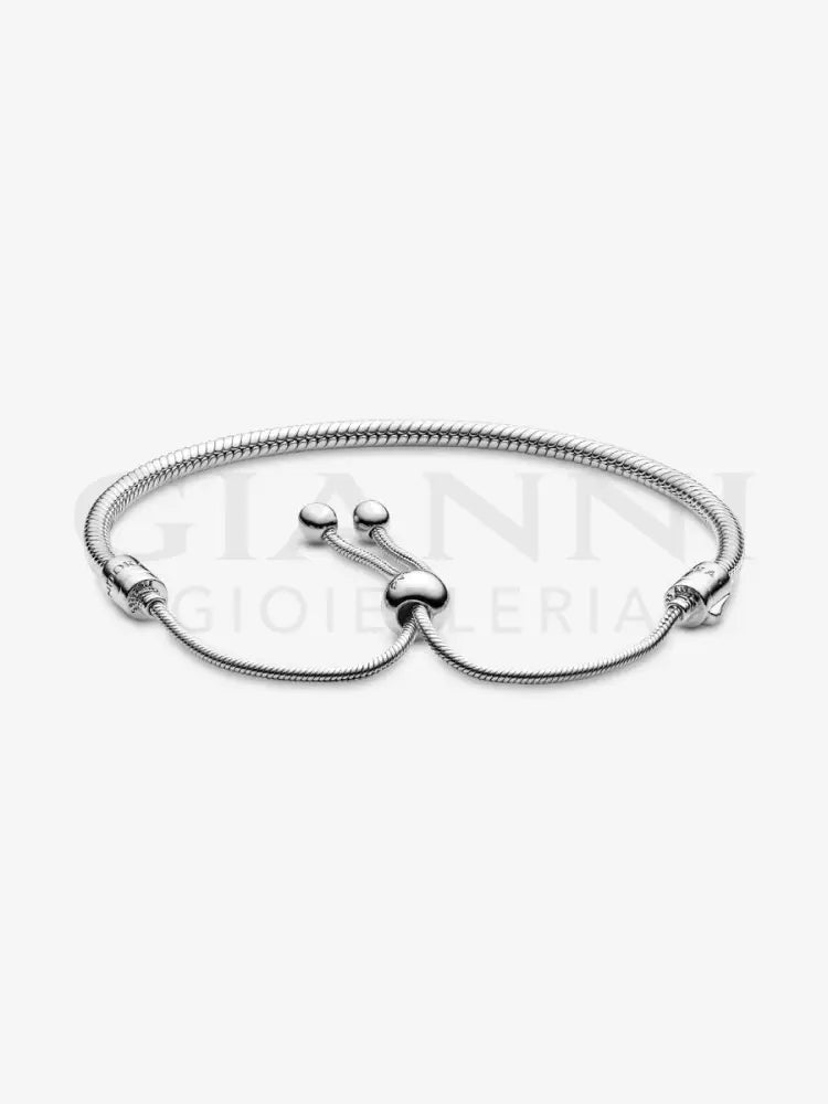 Bracciale Pandora - Moments con Maglia Snake e Chiusura Regolabile - Bracciali