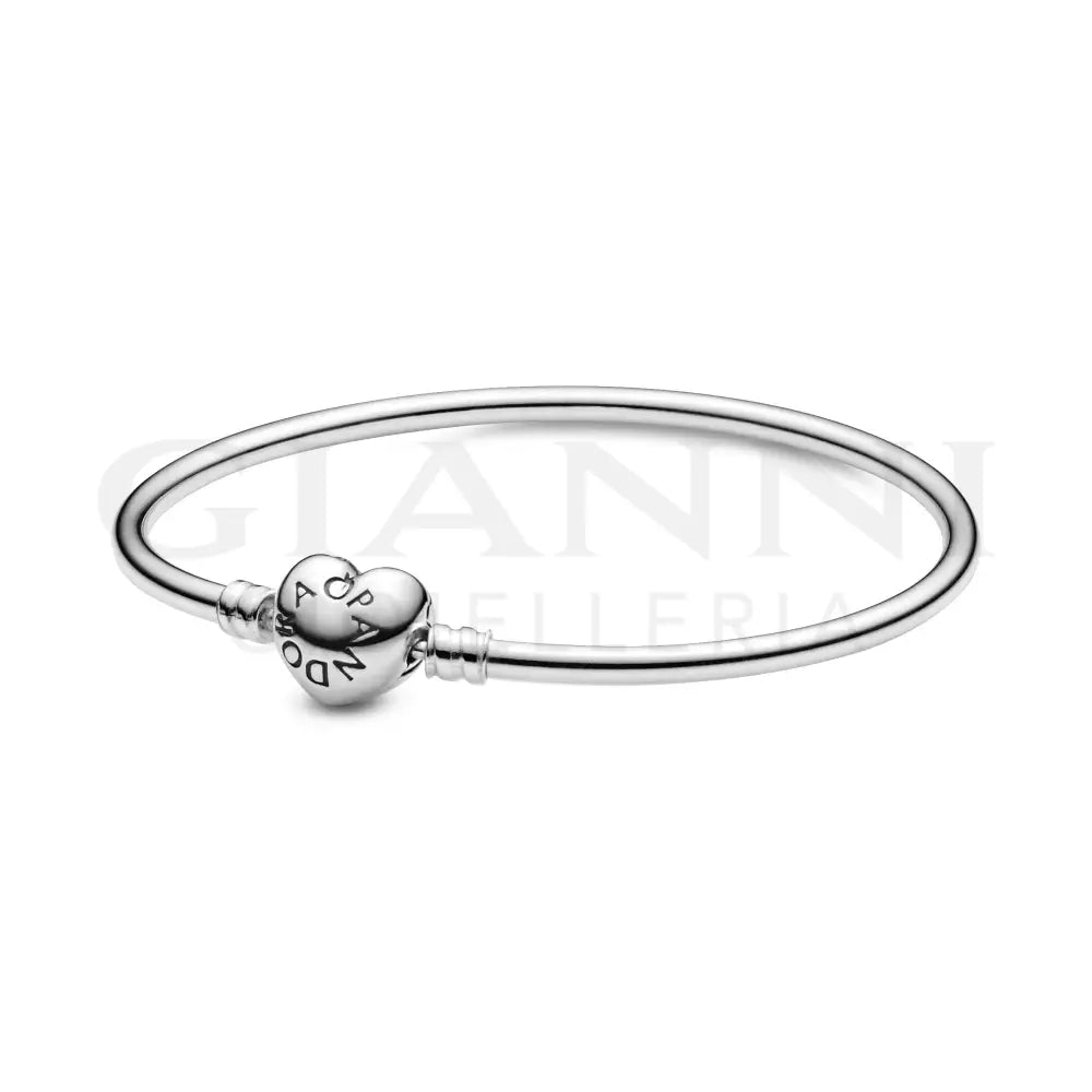 Bracciale Pandora - Rigido con Chiusura a Cuore Bracciali