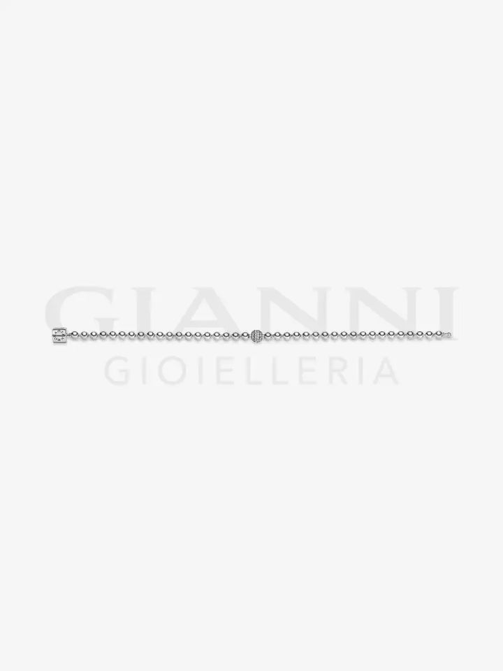 Bracciale Pandora - Sfere e Pavè in Argento Bracciali