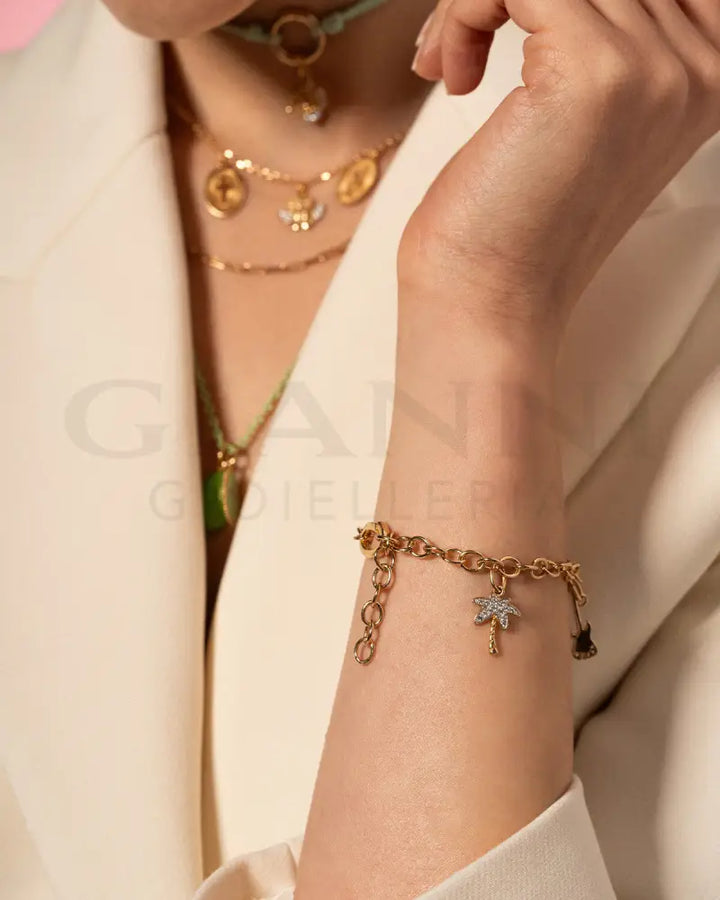 Bracciale Rue Des Mille - Rolò chain Base ovale Bracciali
