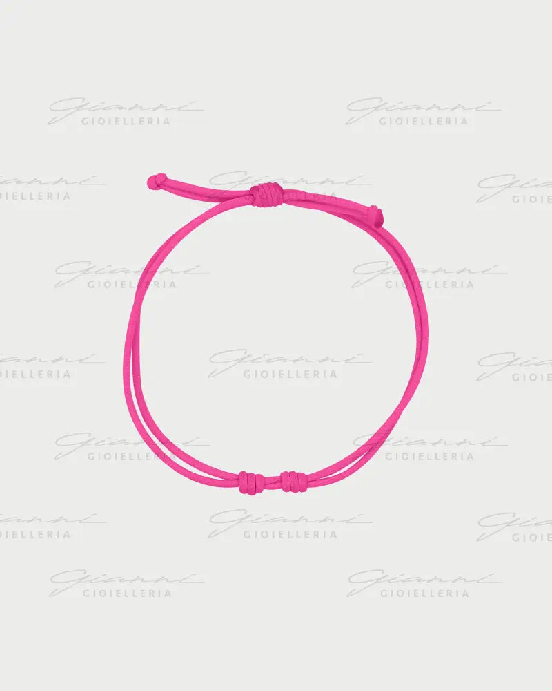 Bracciale Rue Des Mille - Soft cord Base Fucsia Bracciali