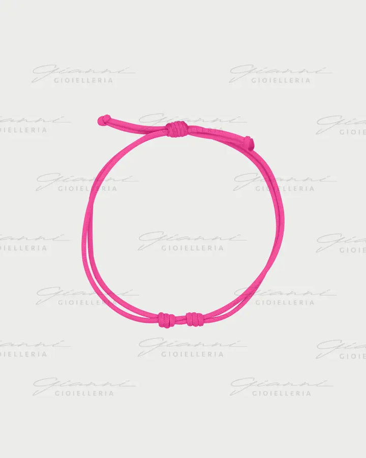 Bracciale Rue Des Mille - Soft cord Base Fucsia Bracciali