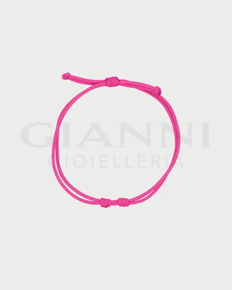 Bracciale Rue Des Mille - Soft cord Base Fucsia Bracciali