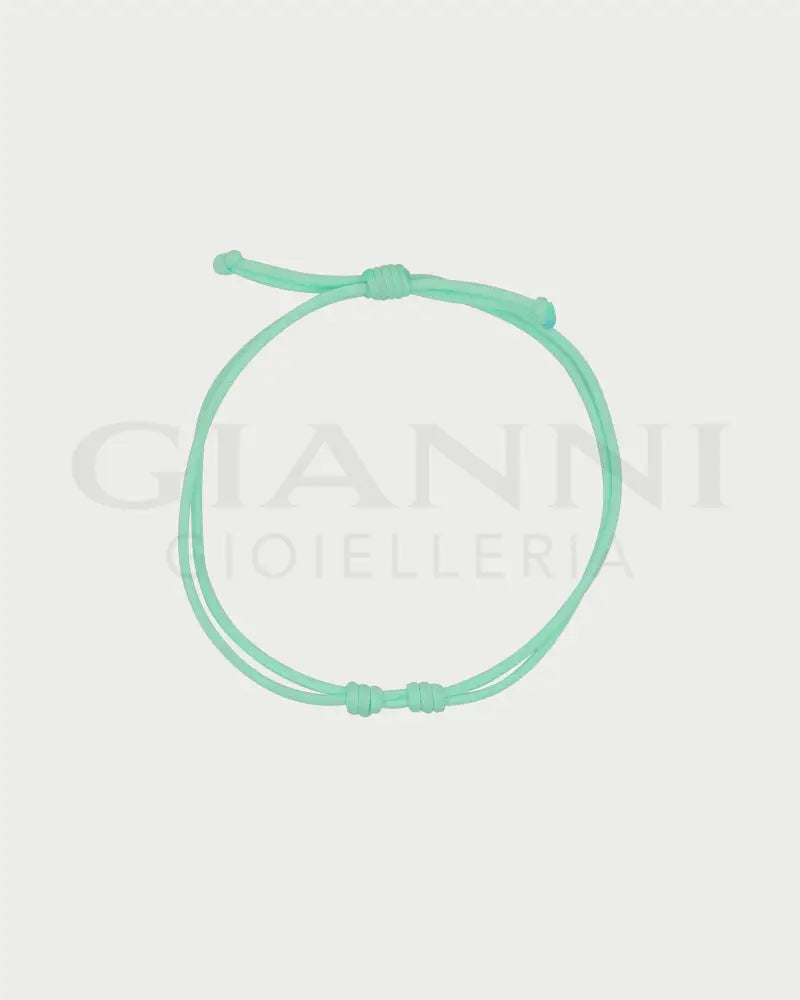 Bracciale Rue Des Mille - Soft cord Base Menta Bracciali