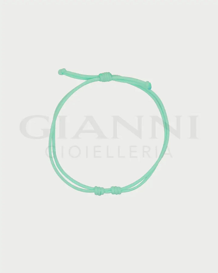Bracciale Rue Des Mille - Soft cord Base Menta Bracciali