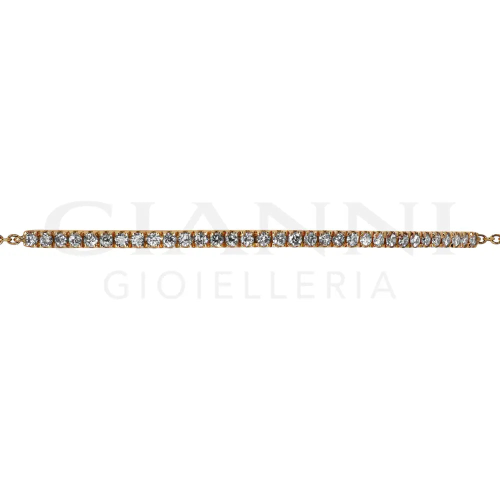 Bracciale Semirigido Crivelli - Oro Rosa e Diamanti - Bracciali
