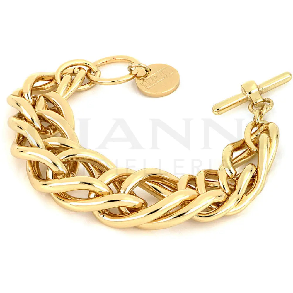 Bracciale Unoaerre - Catena intrecciata in bronzo - Bracciali