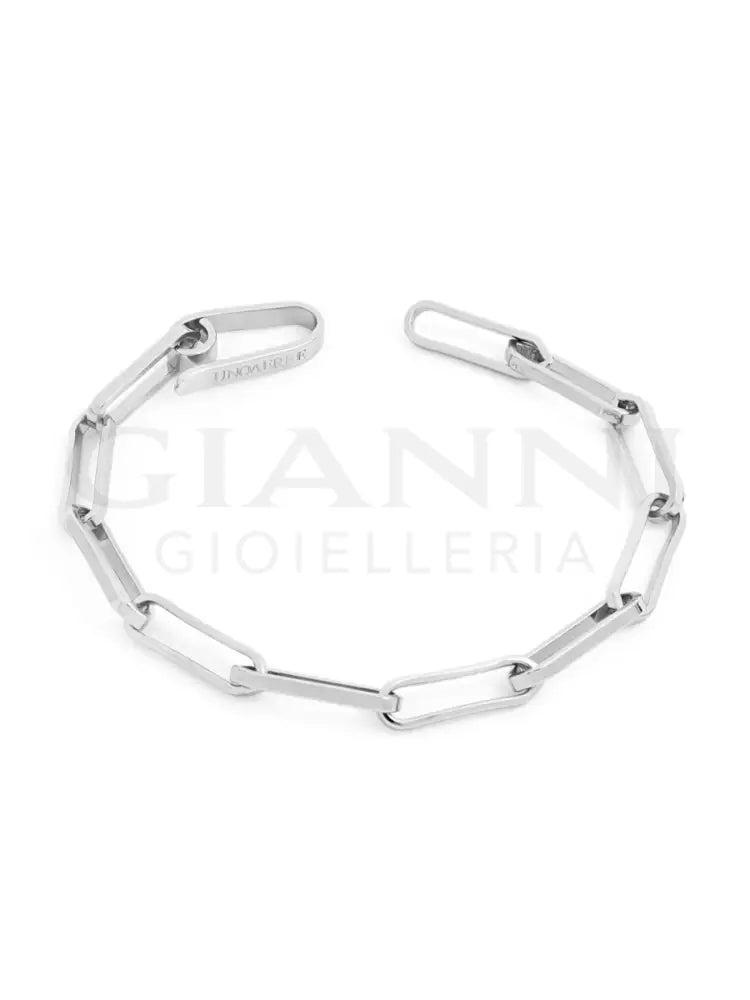 Bracciale Unoaerre - Paperclip argentato - Bracciali