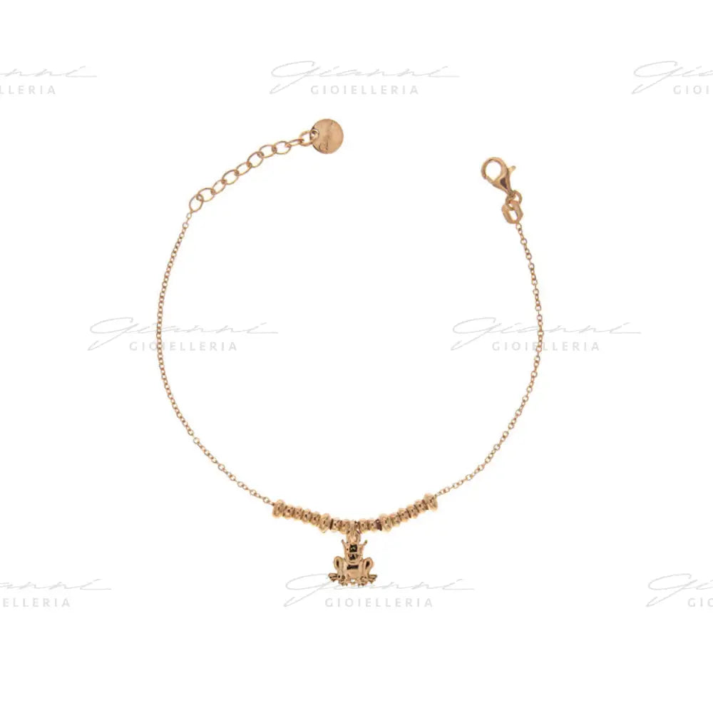 Braccialetto Rue Des Mille - Micro Anelli Ranocchio Oro Rosa Bracciali