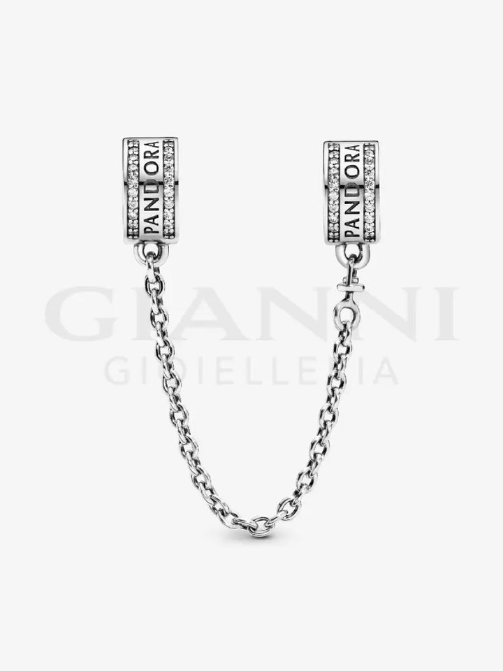 Catena di Sicurezza Pandora - Con logo Charm