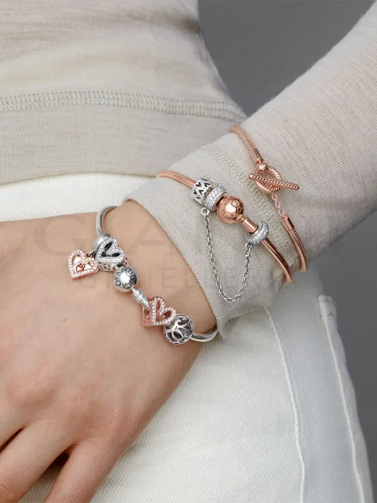Catena di Sicurezza Pandora - Pavé Charm
