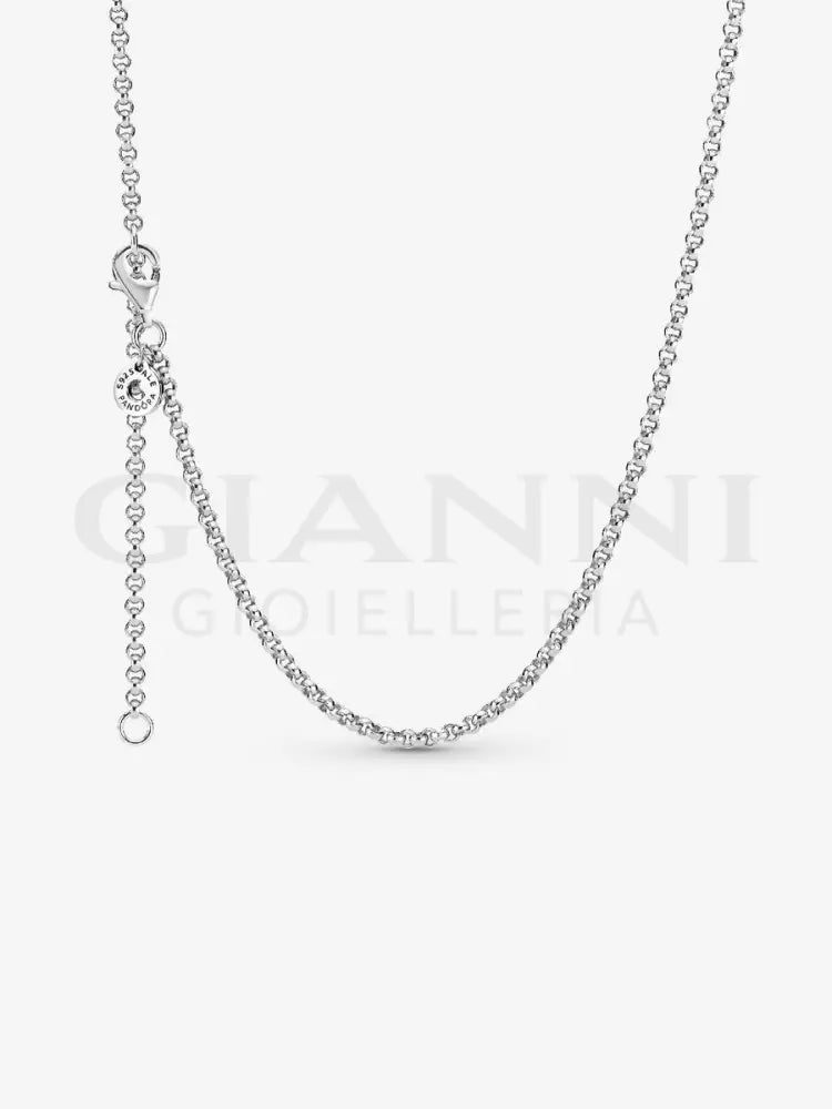 Catenina Pandora - Maglia Rolò in Argento 60 cm Collane