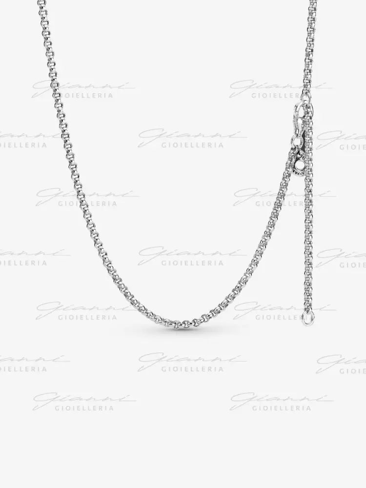 Catenina Pandora - Maglia Rolò in Argento 60 cm Collane