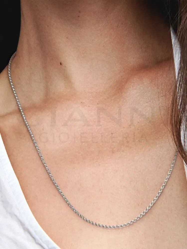 Catenina Pandora - Maglia Rolò in Argento 60 cm Collane