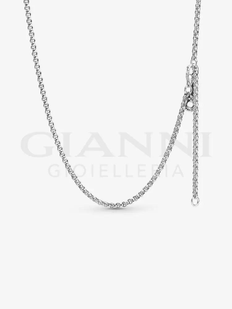 Catenina Pandora - Maglia Rolò in Argento 60 cm Collane