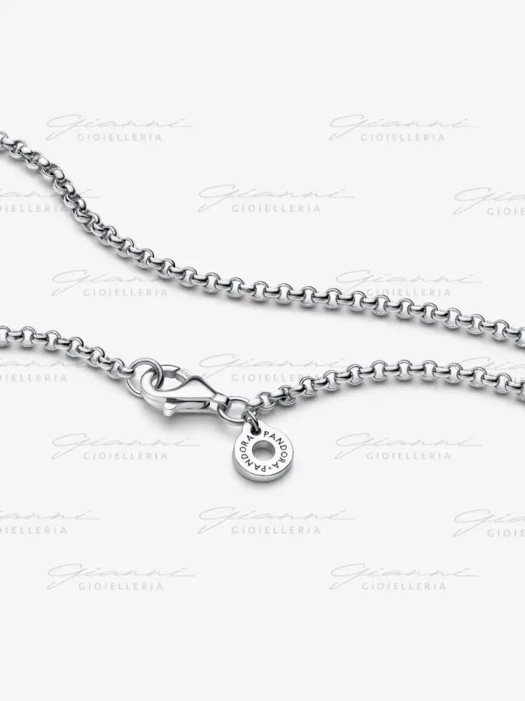 Catenina Pandora - Maglia Rolò in Argento 60 cm Collane