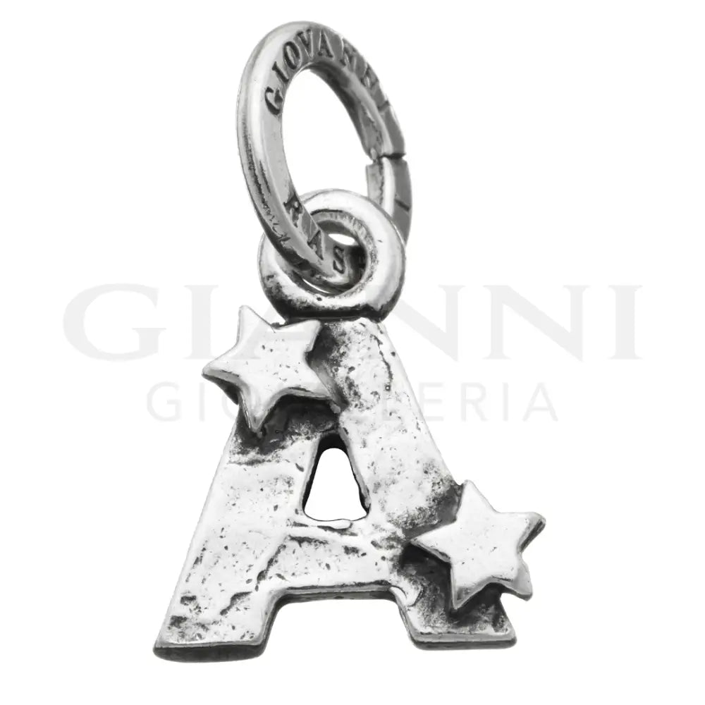 Charm Giovanni Raspini - ’A’ Con Stelle Charm