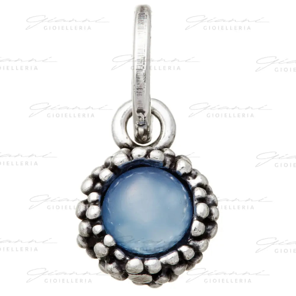 Charm Giovanni Raspini - Agata Blu Perlage Charm