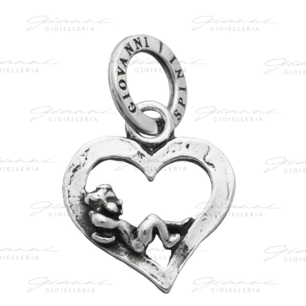 Charm Giovanni Raspini - Amorino Su Cuore Charm