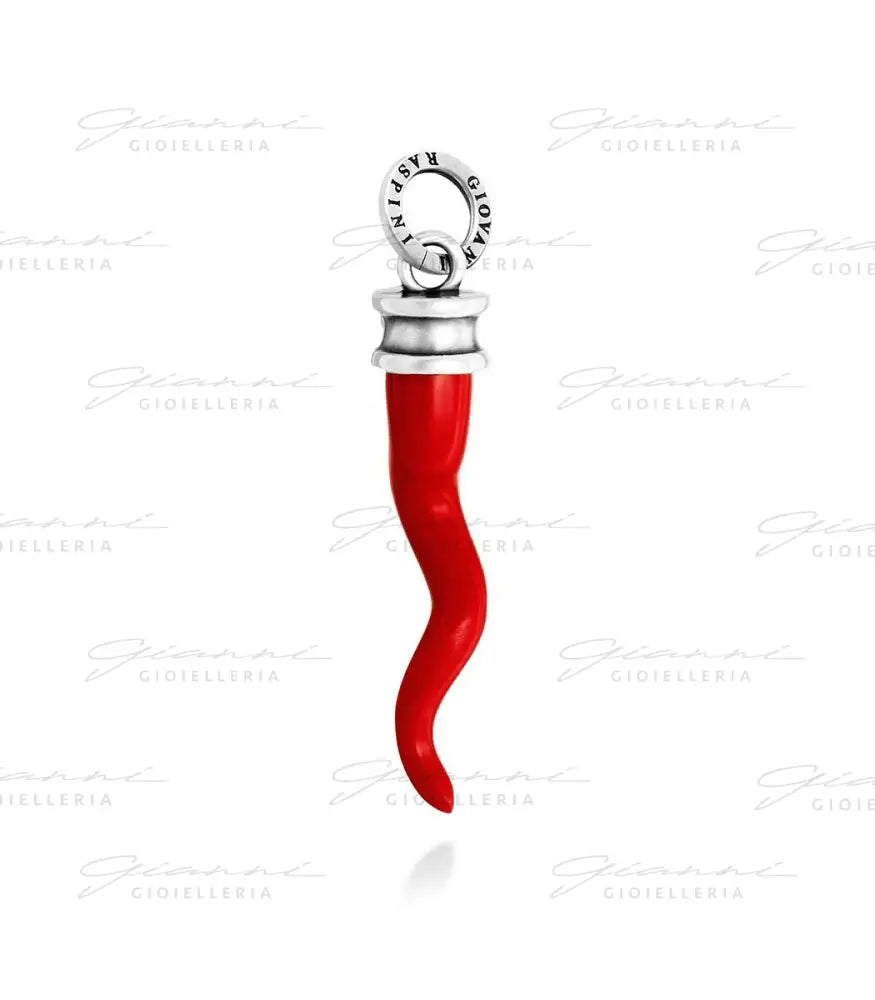 Charm Giovanni Raspini - Corno Rosso Classico Grande Charm