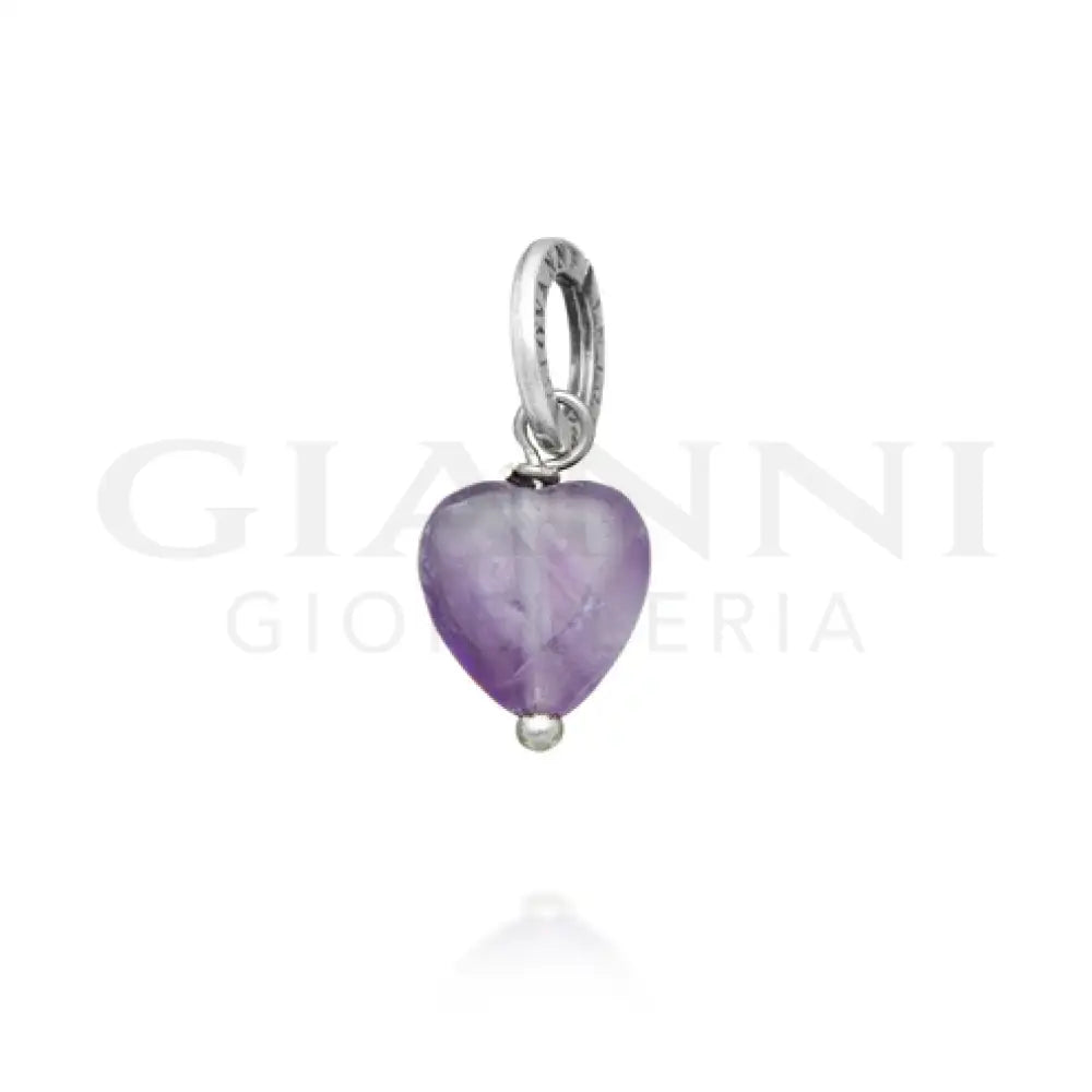 Charm Giovanni Raspini - Cuore Ametista Charm