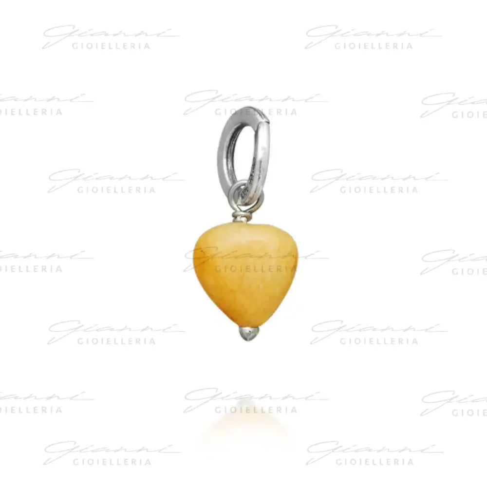 Charm Giovanni Raspini - Cuore Avventurina Gialla Charm